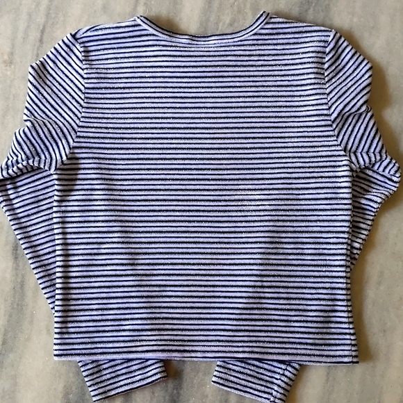 Girl's Top with stripes and sparkling. - Picture 2 of 3